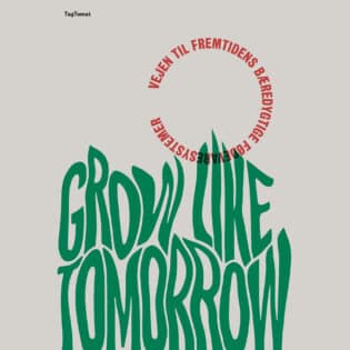 ”Grow Like Tomorrow – Vejen til fremtidens bæredygtige fødevaresystemer” er både en guide og en inspirationsbog til, hvordan vi sammen kan skabe en fremtid, hvor vores fødevareproduktion ikke sker på bekostning af hverken natur, klima eller kvalitet.

Dyk ned i de spændende og velillustrerede artikler skrevet af praktiske såvel som teoretiske eksperter og få blod på tanden til at starte din egen rejse – med afsæt i de inspirerende eksempler på producenter, der i dag er godt i gang med at skabe fremtidens bæredygtige fødevaresystemer. Ingen skridt er for små, og bogen indeholder derfor også en god håndfuld praktiske guides, som klæder dig på til selv at komme i gang med at spire, dyrke og udforske bæredygtig fødevareproduktion – og dermed til selv at gøre en forskel i din nære hverdag.

Bag ”Grow Like Tomorrow” står virksomheden TagTomat, der til dagligt skaber produkter, fællesskaber og gode dyrkningsoplevelser i byen med afsæt i en grøn, cirkulær forretningsmodel.

Bogen er TagTomats anden udgivelse, og hvor første bog havde fokus på grønne fællesskaber i byen, breder denne sig ud over intet mindre end otte dimensioner: den globale, den klimamæssige, den naturlige, den cirkulære, den lokale, den forretningsmæssige, den sociale og ”den 8. dimension”, hvor vi kaster et blik ind i fremtiden.